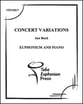 CONCERT VARIATIONS EUPHONIUM AND PIANO P.O.D. cover